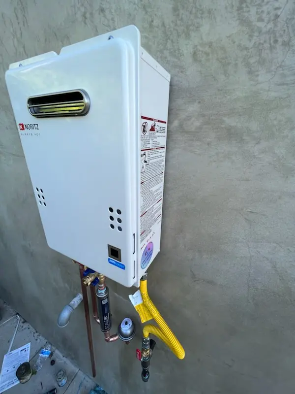 Tankless water heater installation for Covington homes